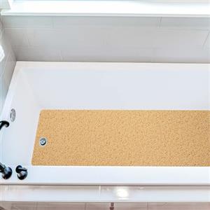 COSYLAND Tappeti bagno 40 x 100 cm in PVC - Tappetino Bagno - Tappeto Bagno Antiscivolo - Tappeto Bagno Assorbente - Giallo