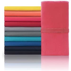 Blumtal Asciugamani in Microfibra 80x40 cm Set da 2 - Asciugatura Rapida, Antibatterici e Compatti, Ideali per Palestra, Sport e Viaggio, Rosa