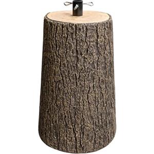 Frankystar Kawaki M - Base a Tronco per Albero di Natale da 120 a 180 cm H46,5 cm Effetto Corteccia Realistico
