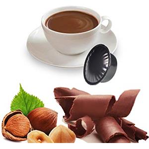 KICKKICK Gianduia Compatibile con Lavazza A Modo Mio - Bevanda Solubile in Cialde - 50 Capsule