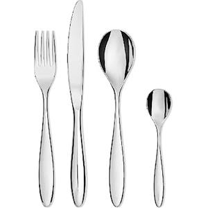 Alessi Mami SG38S24M Servizio Completo di Posate di Design 24 Pezzi in Acciaio Inox