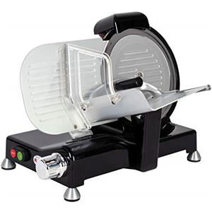 RGV Affettatrice 25 Special Edition Black - Ø250 mm, 140W, Pressamerce Lavabile in Lavastoviglie, Lama in Acciaio Temprato, Nero