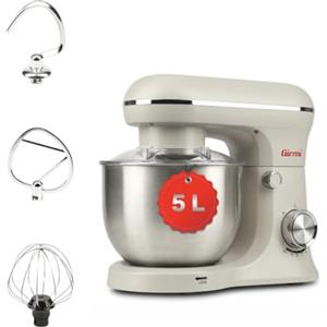 Girmi IM21W Impastatrice Planetaria 5L, 1500W Max, 10 Velocità+Pulse, Gesso