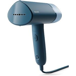 Philips Serie 3000 Stiratrice verticale a vapore - 1000 W, 20 g/min di vapore, Serbatoio dell'acqua estraibile da 100 ml, Piastra in plastica, Blu (STH3000/20)