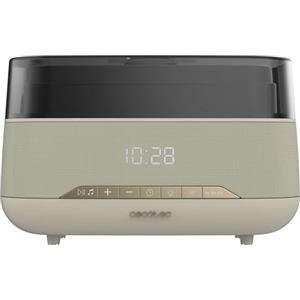 Cecotec Umidificatore Ultrasuoni con Diffusore Aromi 300ml PureAroma 1300 Hydra Speaker. Altoparlante Bluetooth, Luce LED, Timer 5h, 3 Modalità Vapore, Aromaterapia, Minimalista, Copertura 25m²