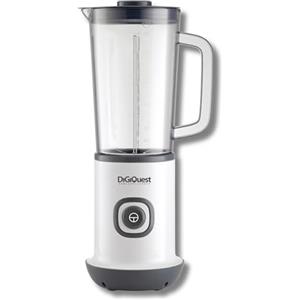 DIGIQUEST Frullatore da Tavolo FRULLO, Capacità 1.2L, Lame in Acciaio Inox, 350Watt, Controllo Preciso con un Solo Tocco, Ventose per Massima Aderenza (FRULLATORE 350W)