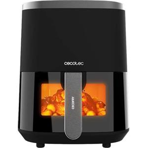 Cecotec Friggitrice ad Aria Cecofry Fantastik Window 4000. Air Fryer Air Fryer. 1400 W, Capacità 4 L, 9 Menu, Controllo Tattile, Tecnologia Perfectcoo, Tempo Regolabile 80-200ºc, 0-60 Minuti