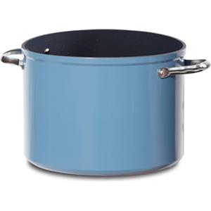 Nuwave Pentola da 7,6 litri in Ceramica Antiaderente Duralon Blue in Blu Accogliente, Priva di PFAS, Compatibile con Induzione e Forno, Lavabile in Lavastoviglie, Manici Freschi e Resistente ai Graffi