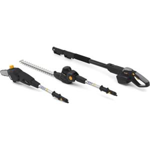 Alpina AM 20 Li Kit Potatore-Tagliasiepi Multifunzione, 20 V, Lama 45 cm - Asta Telescopica 4 m, Batteria 20V 4Ah + Caric. - Rifinitura Siepi E Potatura Rami Alti