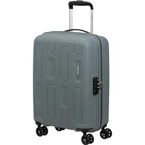 American Tourister Ellipso - Bagaglio a Mano 55x40x20 cm, Trolley Cabina Rigido, Compatibile Ryanair/EasyJet, Leggero, 2.10 KG - 32L - Grigio (Charcoal Grey)