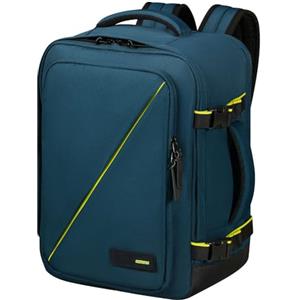 American Tourister Take2Cabin - Borsa da cabina Wizz Air/Vueling 30 x 20 x 40 cm, 26,5 L, 0,60 kg, Bagaglio a mano, Zaino aereo S/M Underseat, Blu (Harbor Blue)