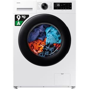 Samsung Lavatrice Slim Crystal Clean F-WM905G34AE3M Libera installazione, 9 Kg, Wifi, Ecobubble, Vapore, Carica Frontale, 3 Mesi Garanzia Extra, 60l x 85h x 48p cm