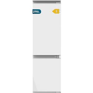 Cecotec Frigorifero Combinato da Incasso 270 L Bolero CoolMarket Combi BI-S DF 270 E, Classe Energetica E, Defrost, Porta scorrevole, Cassetti e ripiani vetro temperato, Crisper Box, 177 x 54 cm