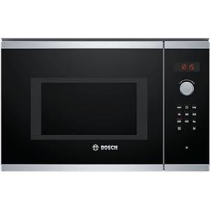Bosch BFL523MS0 Serie 4, Microonde da incasso, Schermo LED, 20 l, 800 W, Acciaio Inox.