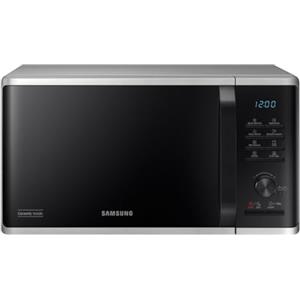 Samsung Forno a Microonde Grill Cottura Croccante MG23K3515CSE1 con Piatto Doratore incluso, Programmi Automatici, Quick Defrost, Capacità: 23L, Colore: Silver, LxAxP: 48,9 x 27,5 x 39,2 cm