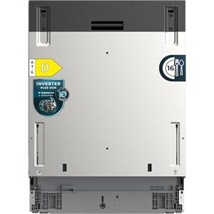 Cecotec Lavastoviglie da Incasso 60 cm Bolero Aguazero 6280 Full-BI. 16 Coperti, 6 Programmi, Classe D, Inverter Plus Duo, Pannello Touch, FloorView Light, Extra Hygiene, SuperDry, SilentWash