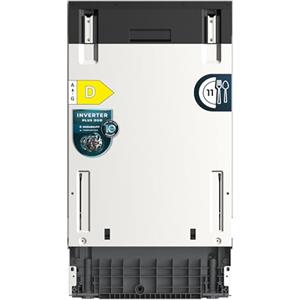 Cecotec Lavastoviglie da Incasso 45 cm Bolero Aguazero 4270 Full-BI. 11 Coperti, 6 Programmi, Classe D, Inverter Plus Duo, Pannello Touch, FloorView Light, Super Dry, Half Load, Save+, AutoClean