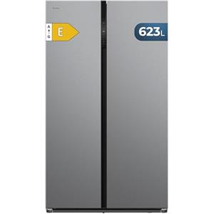 Cecotec Frigorifero Americano Total No Frost Bolero CoolMarket SBS 623 Inox E. Super Capacità 623L, 183 cm Altezza, 103,6 cm Larghezza, Classe E, Freshness Flex HUB 25L Modalità Green Chill Fresh