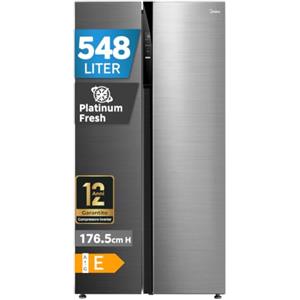 Midea 548L Side by Side Frigorifero, Total No Frost, MERS530FGE46EU