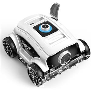 WYBOT Osprey 300II Robot Piscina Fili a Batteria, Parcheggio Automatico, Aspiratore Piscina Senza Per Piscine Fuori Terra Fino A 100 m², Doppi Motori, Ugello Regolabile, 120 Min (Bianco Nero)