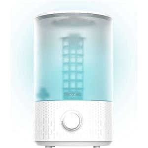 Cecotec Umidificatore per Ambienti Breezecare 2500 Light. 27W, Umidificazione Massima 250ml/h, Serbatoio da 2,5L, Ruota di Controllo, Luce LED, Uso Sicuro e Salutare, Copertura fino a 30m²