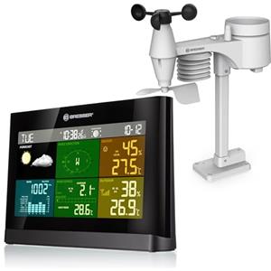 BRESSER 5-in-1 Stazione meteo con Display a Colori nero