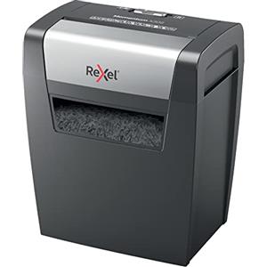 REXEL Momentum X308, Distruggidocumenti Manuale, 9-8 Fogli A4 (70-80 gr/mq), Taglio a Frammento, Livello di sicurezza P-3, per Uso Personale/Home Office, Capacità 15 Litri, 2104570EU