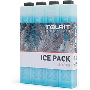 TOURIT Ghiaccio Sintetico Riutilizzabili per Zaino Termico Frigo Conservazione degli Alimenti Raffreddatore Portatile