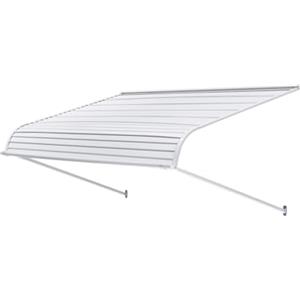 VEVOR Pensilina per Finestra Porta da 1524 x 1066 mm Tettoia per Porta Ingresso, Lega di Alluminio Antiruggine, Pensilina per Patio Esterno, per Protezione da Pioggia, Neve e Luce Solare