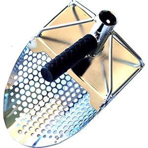 EMPOTEC Pala Sand Scoop Empotec SE-2 Setaccio Sabbia Mare Metal Detector Acciaio Inox Traforata Ottima Qualità