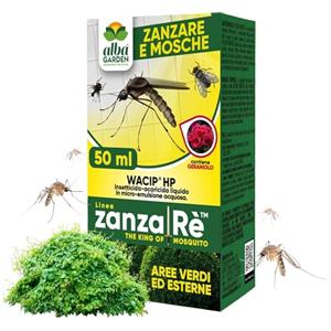 Albagarden - Zanzarè Insetticida Antizanzare Giardino Concentrato Per Esterno E Interno - Per Disinfestazione Contro Zanzare Cimici Mosche Insetti Volanti E Striscianti x 50 ml