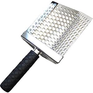 EMPOTEC Pala Sand Scoop Empotec SE-4 Setaccio Sabbia Mare Metal Detector Acciaio Inox Traforata Ottima Qualità
