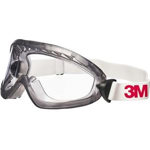 3M™ 2890S Occhiali a mascherina di protezione, lente trasparente in PC (AS/AF), a tenuta di gas