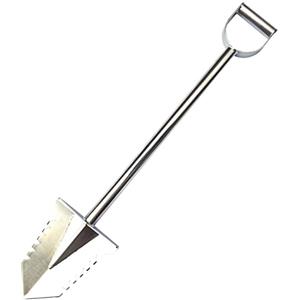EMPOTEC Pala da Scavo Empotec PA-1 INOX per Terreni Duri Acciaio Inossidabile Metal Detector Alta Qualità Vanga Taglio solo 1,6kg.