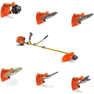 Boudech® Airus 620 - Decespugliatore Multifunzione a scoppio 6 in 1 Motore 2 Tempi con 3 Dischi 2 Lame e Tesina batti e vai
