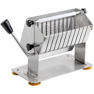 SARO CALLAS - Tagliawurstel manuale, a 11 lame da 18 mm, per salsicce fino a 210 mm, smontabile, con ventose, da 340 x 155 x 210 mm (l x P x H)