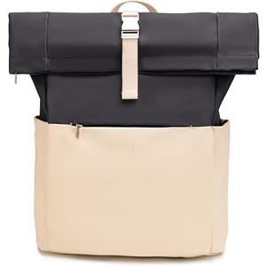 CELIMS - Zaino Roll-Top 45 x 36 x 20 cm | Bagagli Cabina | Impermeabile e Ultra-Resistente | Scomparto per computer portatile | Beige
