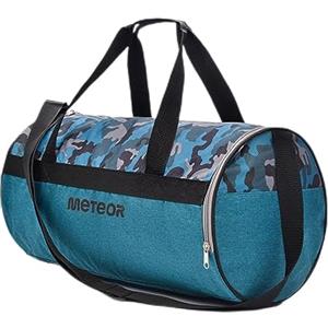meteor Borsa Palestra con Scomparto per Scarpe Borsone Viaggio Borse Piscina Sportiva Duffel Bag per Uomo Donna - Borsa a Tracolla Spalla Weekend Campeggio Sport Fitness 25L (Camo, 25L)