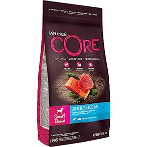Wellness CORE Ocean 1,5 kg, Salmone/Tonno - Crocchette Per Cani Piccoli, Senza cereali, Naturale, Ipoallergenico, Ricco di Proteine, Alto Contenuto di Pesce, Pelle Sana & Pelo Lucido
