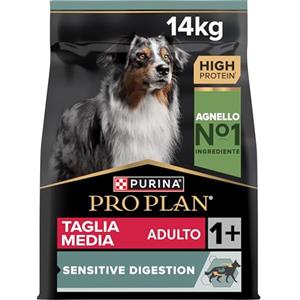 Purina Pro Plan Medium Adult Optidigest Cane Crocchette, 1 Sacco da 14 kg