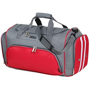 Leonardo Borsa per Lo Sport Borsone Palestra Sportivo in Tessuto Tela Borsa a Spalla da Viaggio Borsa con Scomparti Separati Unisex per Uomini e Donne