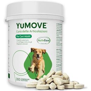 YuMOVE Integratore Articolazioni Cane 5-8 Anni - 300 Compresse - In Attesa di Brevetto 150mg di Cozza Verde ActivEase per Compressa - Joint Care Cani Articolazioni & Condroprotettori Cane, Glucosamina