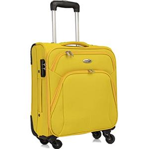 Cabin Go - trolley bagaglio a mano easyjet 45x36x20 30L - valigia bagaglio a mano in tessuto - maniglia telescopica - ultra leggero