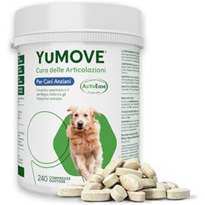 YuMOVE Integratore Articolazioni Cane 8+ Anni - 240 Compresse - In Attesa di Brevetto 170mg di Cozza Verde ActivEase per Compressa - Joint Care Cani Articolazioni & Condroprotettori Cane, Glucosamina