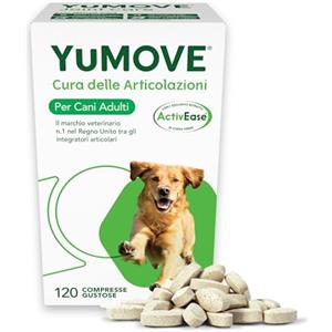 YuMOVE Integratore Articolazioni Cane 5-8 Anni - 120 Compresse - In Attesa di Brevetto 150mg di Cozza Verde ActivEase per Compressa - Joint Care Cani Articolazioni & Condroprotettori Cane, Glucosamina