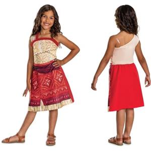 Disguise Costume Bambina Moana - Disney, Licenza Ufficiale, Vestibilità Confortevole e Design Dettagliato, Taglia S 5-6 Anni