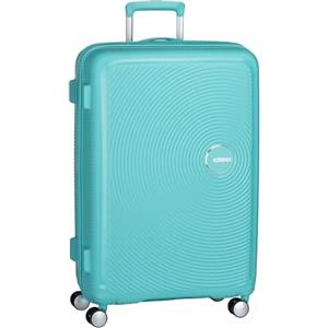 American Tourister Soundbox - Trolley L Espandibile Valigia, 77 cm, 97/110 L, Blu (Poolside Blue)