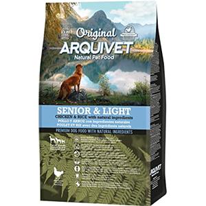 ARQUIVET Original - Senior & Light - Pollo e Riso - 3 kg - Alimento Secco per Cani Adulti Anziani