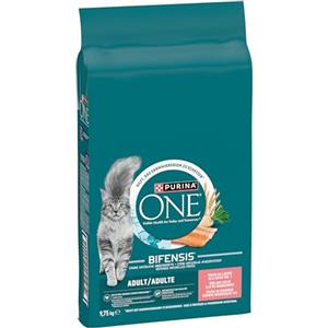 Purina One Bifensis Crocchette Gatto Adult Ricco in Salmone e Cereali Integrali - 9.75 Kg