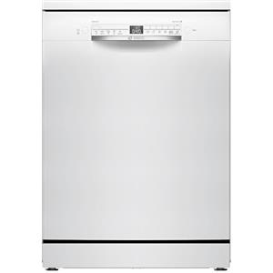 Bosch SMS2HTW06E Serie 2, Lavastoviglie Smart da libera installazione, 13 coperti, Cestelli personalizzabili, Motore Eco EcoSilence Drive, Bianco, 60 cm.